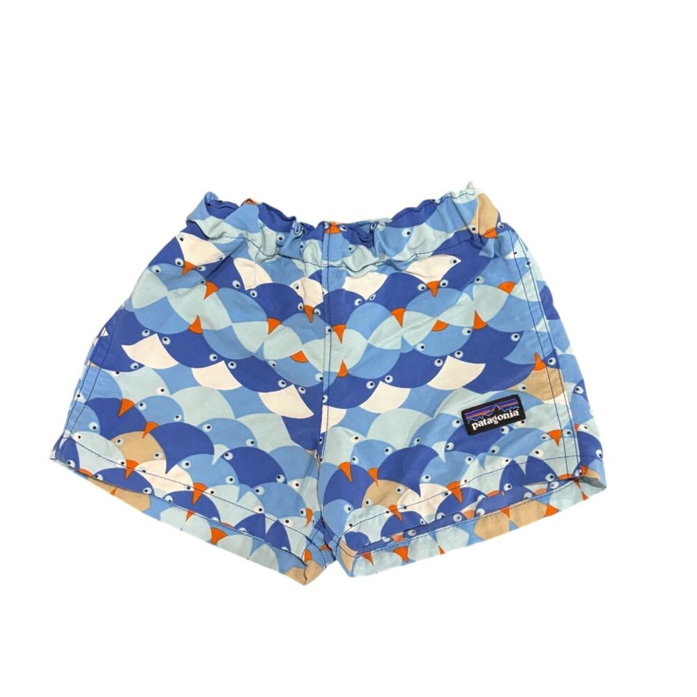 Patagonia Baby Baggies Shorts Boy 12 Month Blue Bird Beach Outdoor